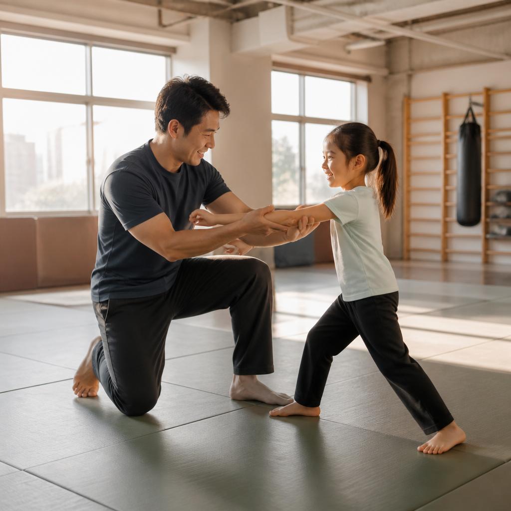 親子での特別な時間、護身術で絆を深める運動体験！