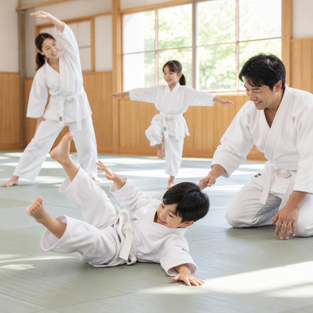 受け身から始めるから安心!親子で楽しむ運動体験